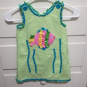 Bonnie Jean toddler seersucker dress